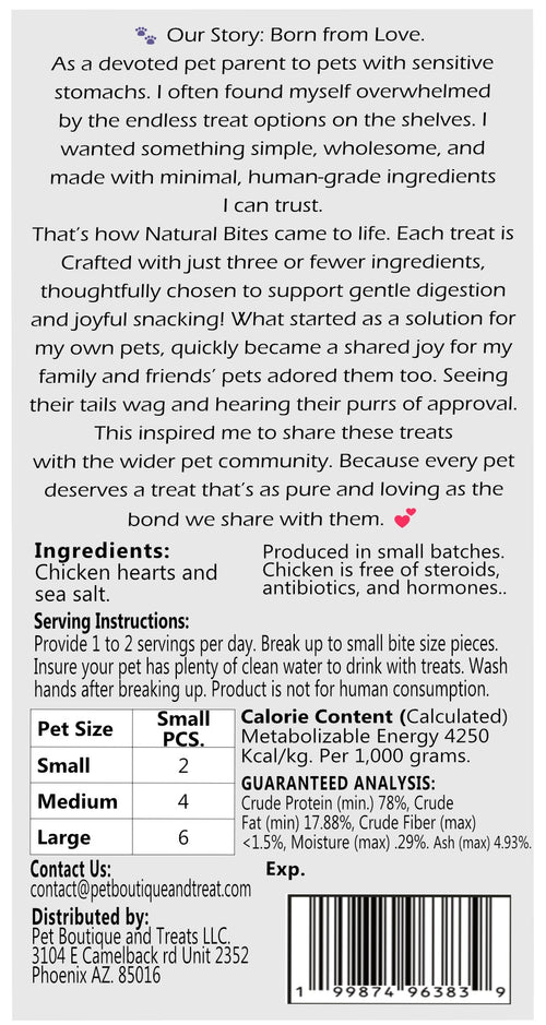 Chicken Hearts Cat Treats ** 3 Units Sold