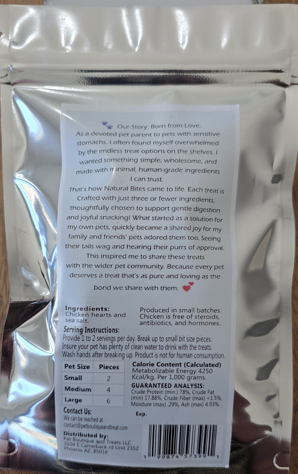 Chicken Hearts Cat Treats ** 3 Units Sold
