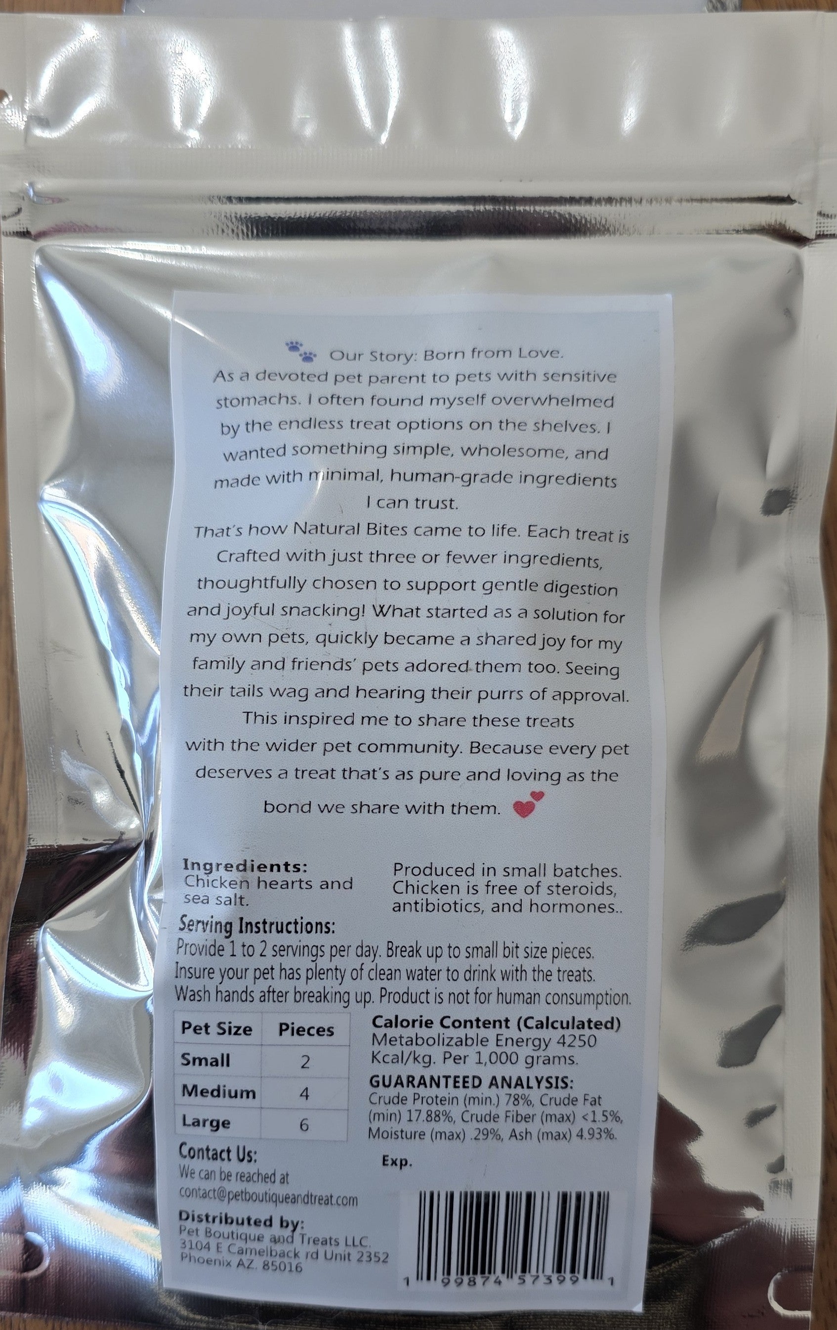Chicken Hearts Cat Treats ** 3 Units Sold