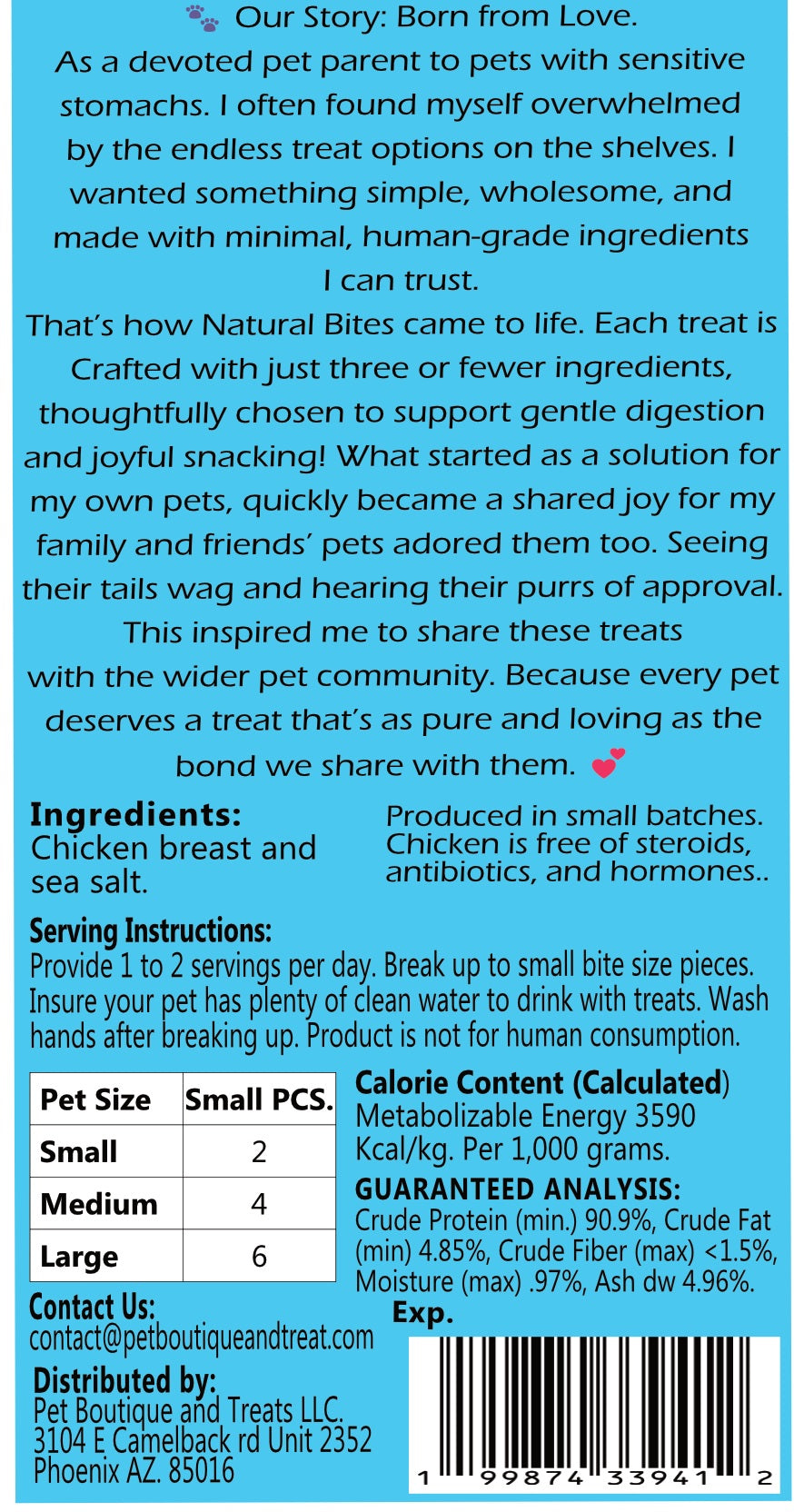 Chicken Breast Dog Treats ** 12 Units Sold